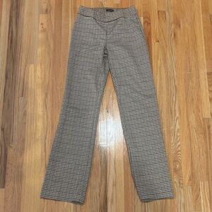 Crosby Brown beige and black Houndstooth Pants